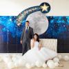 Fun Express 5 Ft. Starry Night Shooting Star Hanging Decoration – Perfect Party Decor for Dreamy Celebrations Design – 1 Pieces