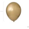 Fun Express Bulk 72 Pieces Metallic Gold Sateen Satin Luxe 12″ Latex Balloons