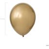 Fun Express Bulk 72 Pieces Metallic Gold Sateen Satin Luxe 5″ Latex Balloons