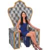 44″ x 23″ x 71″ 3D Royalty Chair Cardboard Cutout Stand-Up