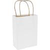 Fun Express – Med White Craft Bags for Wedding – Party Supplies – Bags – Paper Gift W & Handles – Wedding – 12 Pieces