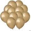 Fun Express Bulk 72 Pieces Metallic Gold Sateen Satin Luxe 12″ Latex Balloons