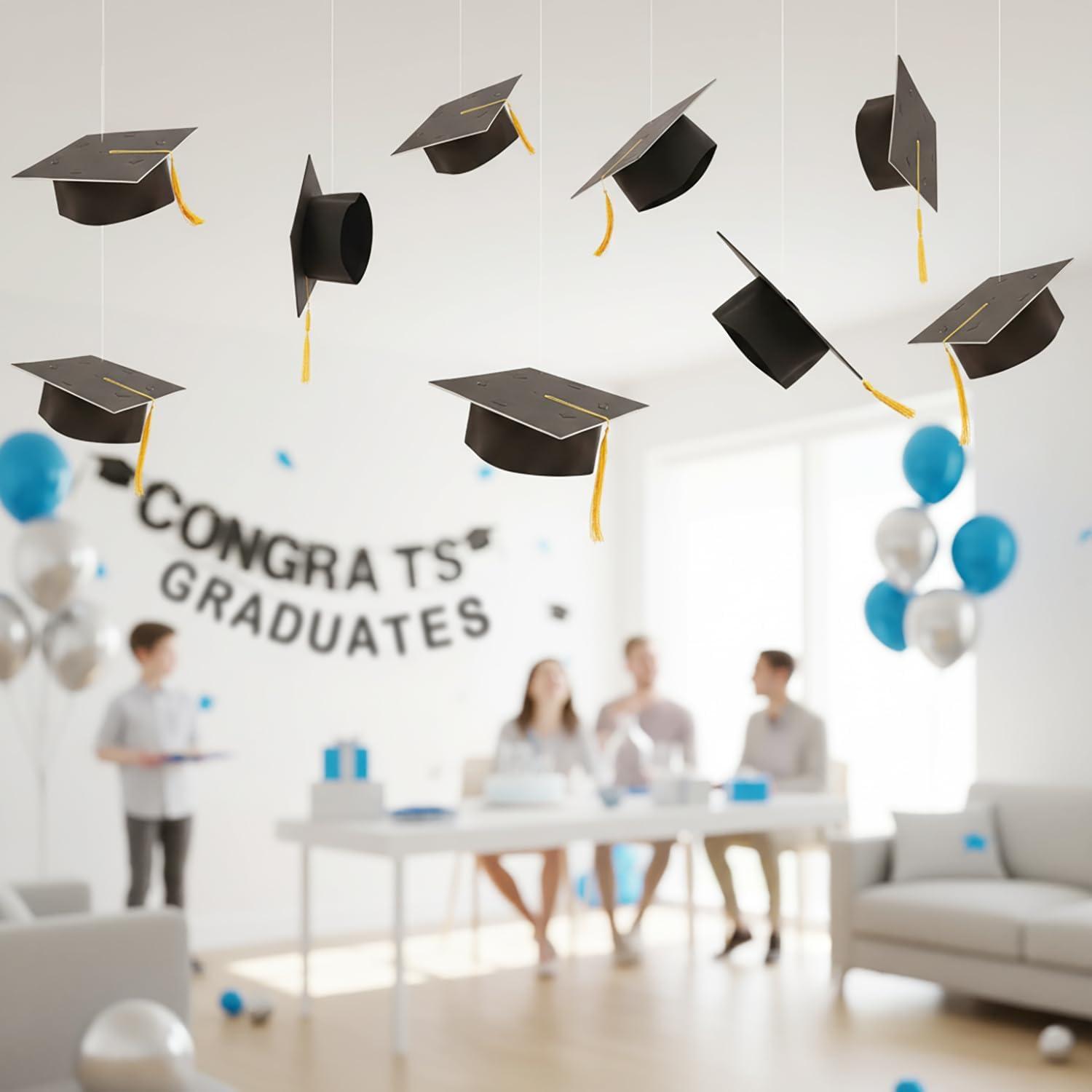 image:imageFun Express Graduation Cap Hanging Decorations 6 Piece
