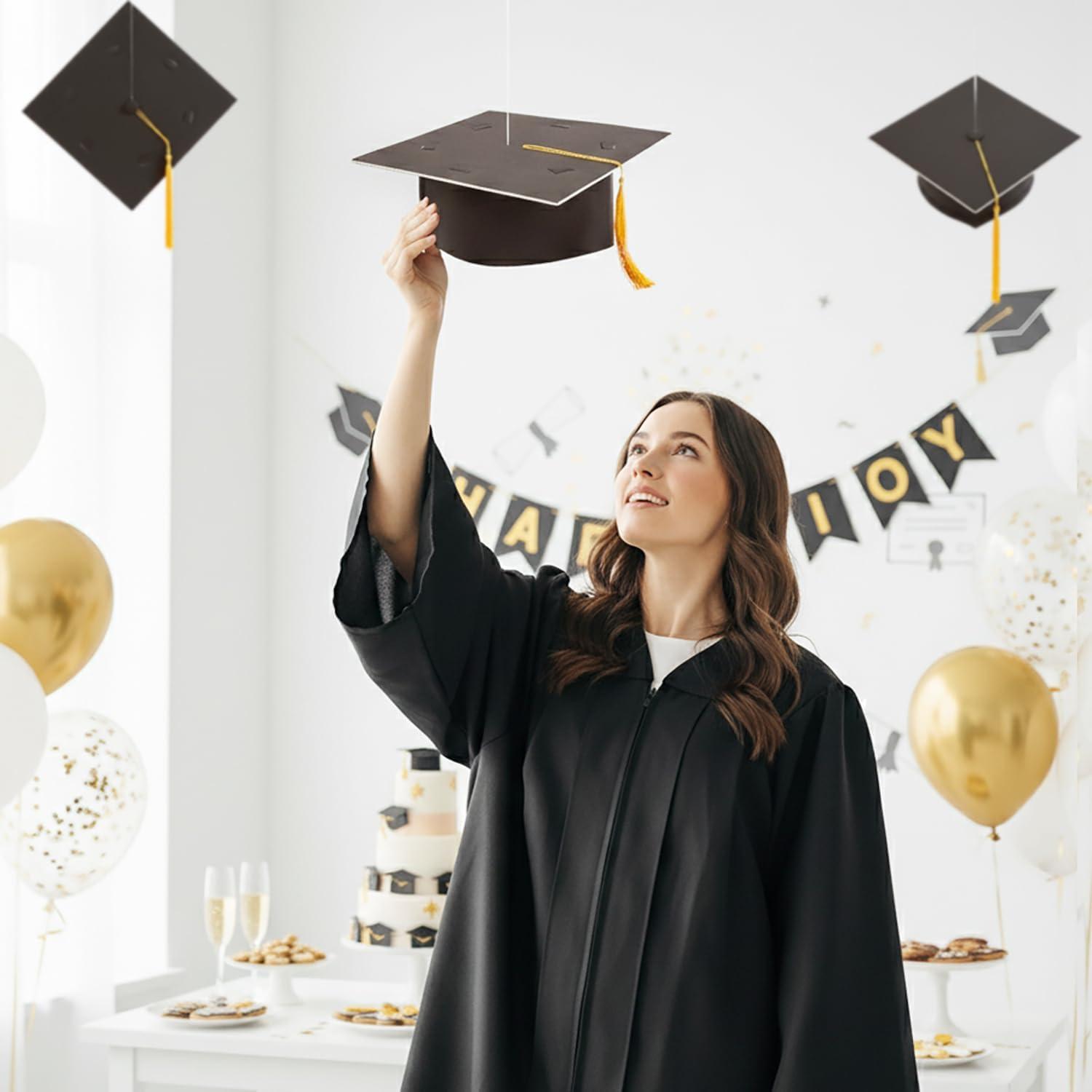 image:imageFun Express Graduation Cap Hanging Decorations 6 Piece