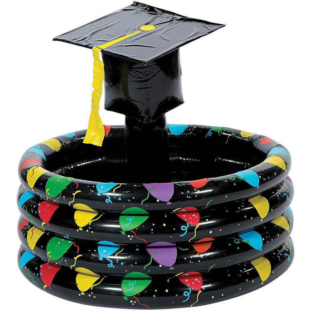 image:imageFun Express Graduation Inflatable Party Cooler Extra Large 72 Drink Capacity Ice Bucket for Parties Pool Party Essentials amp Outdoor Entertaining Floating Cooler for Beach amp Grad Party Supplies