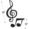Fun Express – Music Note Cutouts for Mardi Gras – Party Decor – Wall Decor – VBS Vacation Bible School Supplies/Decor – 12 Pieces