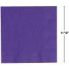 Fun Express – Purple 9 7/8″ Paper Napkin 50pc – Party Supplies – Solid Tableware – Solid Napkins – 50 Pieces