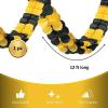 Fun Express – Yellow Graduation Tissue Garland (12ft) for Graduation – Party Decor – Hanging Decor – Garland – 1 Piece