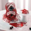 Fun Express Burgundy Graduation Table Décor Kit – Elegant Party Décor for Graduation Celebrations Centerpieces & General Decor – Perfect for Memorable Graduation Parties – 23 Pieces