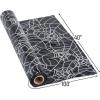 Fun Express Disposable Orange Tablecloth Roll (40 x 100′) – Party Supplies and Decoration(Black)
