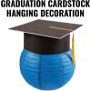 Fun Express Graduation Cap Hanging Decorations – 6 Piece