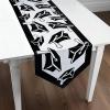 Fun Express Green Congrats Grad Table Runner – Paper – 17 x 90 Inches – Party Supplies – 1 Piece(Black)