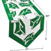 Fun Express Green Congrats Grad Table Runner – Paper – 17 x 90 Inches – Party Supplies – 1 Piece(Green)