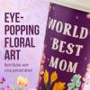 Fun Express Mother’s Day World’s Best Mom Paper Coffee Cups with Lids – 12 Pieces