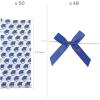 Fun Express Royal Blue Graduation Cellophane Bags with Bow for 48