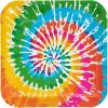 Fun Express Tie-Dye Swirl Paper Dinner Plates – Tie Dye Party Decorations Disposable Tableware – Tie Dye Birthday Dinnerware Favor for Kids Girls Baby Shower Birthday Party Graduation – 8 Pieces
