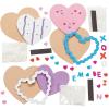 Fun Express Valentine Cookie Magnet Craft Kit – Makes 48
