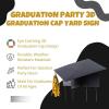 Graduation Party 3D Mortarboard Yard Sign