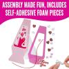 Valentine Pink Lava Lamp Acetate Craft Kit – 12 Sets – Perfect Classroom Activities for Valentine Party Fun