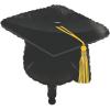 Black Metallic Mortarboard 22″ Mylar Balloon – Party Decor – 1 Piece