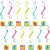 Elementary Graduation Hanging Swirl Decorations 12 Pieces