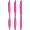 Fun Express – Hot Pink Plastic Knives (50 Pc) – Party Supplies – Solid Tableware – Cutlery – 50 Pieces