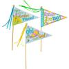 Fun Express 10 1/4″ X 6 1/2″ Dr. Seuss Oh, The Places You’ll Go Cardstock Pennant Flags – 12 Pieces