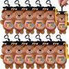 Fun Express 2 1/4″ x 3 1/2″ Stuffed Elementary Graduation Bear Backpack Clips – 12 Pc.