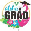 Fun Express Aloha Grad Yard Sign – Personalized Graduation Yard Sign – Party Decorations Summer Supplies Outdoor – Party Supplies for Summer Hawaiian Theme Party Decorations