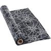 Fun Express Disposable Orange Tablecloth Roll (40 x 100′) – Party Supplies and Decoration(Black)