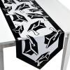 Fun Express Green Congrats Grad Table Runner – Paper – 17 x 90 Inches – Party Supplies – 1 Piece(Black)