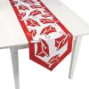 Fun Express Green Congrats Grad Table Runner – Paper – 17 x 90 Inches – Party Supplies – 1 Piece(Red)