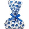 Fun Express Royal Blue Graduation Cellophane Bags with Bow for 48