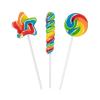 Fun Express Valentines Classroom Gifts Bulk Candy Lollipops 250 Pack – Rainbow Swirl Suckers Individually Wrapped for Kids Valentine Day Party Favors | Gluten Free Mixed Fruit Flavor Treats