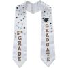 Fun Express White Graduation Sash 52 Inch Kids Elementary 5th Grade Polyester Graduation Stole – Premium Academic Stole for Boys & Girls | Perfect for Moving Up Ceremony & Day Accessories