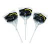 Grad Mortarboard Hat Suckrs Black – 12PC