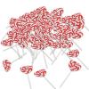 RED HEART SHAPED SWIRL POP – Edibles – 12 Pieces