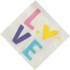 VAL CONVERSATION HEART LUNCH NAPKIN – Party Supplies – 16 Pieces