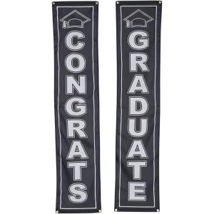 Graduation Pillar Buntings – Home Decor – 2 Pieces