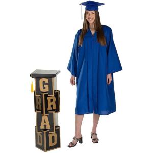 Small Graduation Black & Gold Pillar