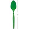 Fun Express – Kelly Green Plastic Spoons (50 Pc) – Party Supplies – Solid Tableware – Cutlery – 50 Pieces(Green)