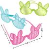 Fun Express Easter Bunny Shutter Shades – Apparel Accessories – 12 Pieces