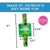 Fun Express Personalized St. Patrick’s Day Slap Bracelets with Card, Bulk 50 Pieces