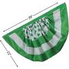 St. Patrick’s Day Bunting with Shamrock Design – Outdoor Home Decor