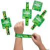 Fun Express Personalized St. Patrick’s Day Slap Bracelets with Card, Bulk 50 Pieces