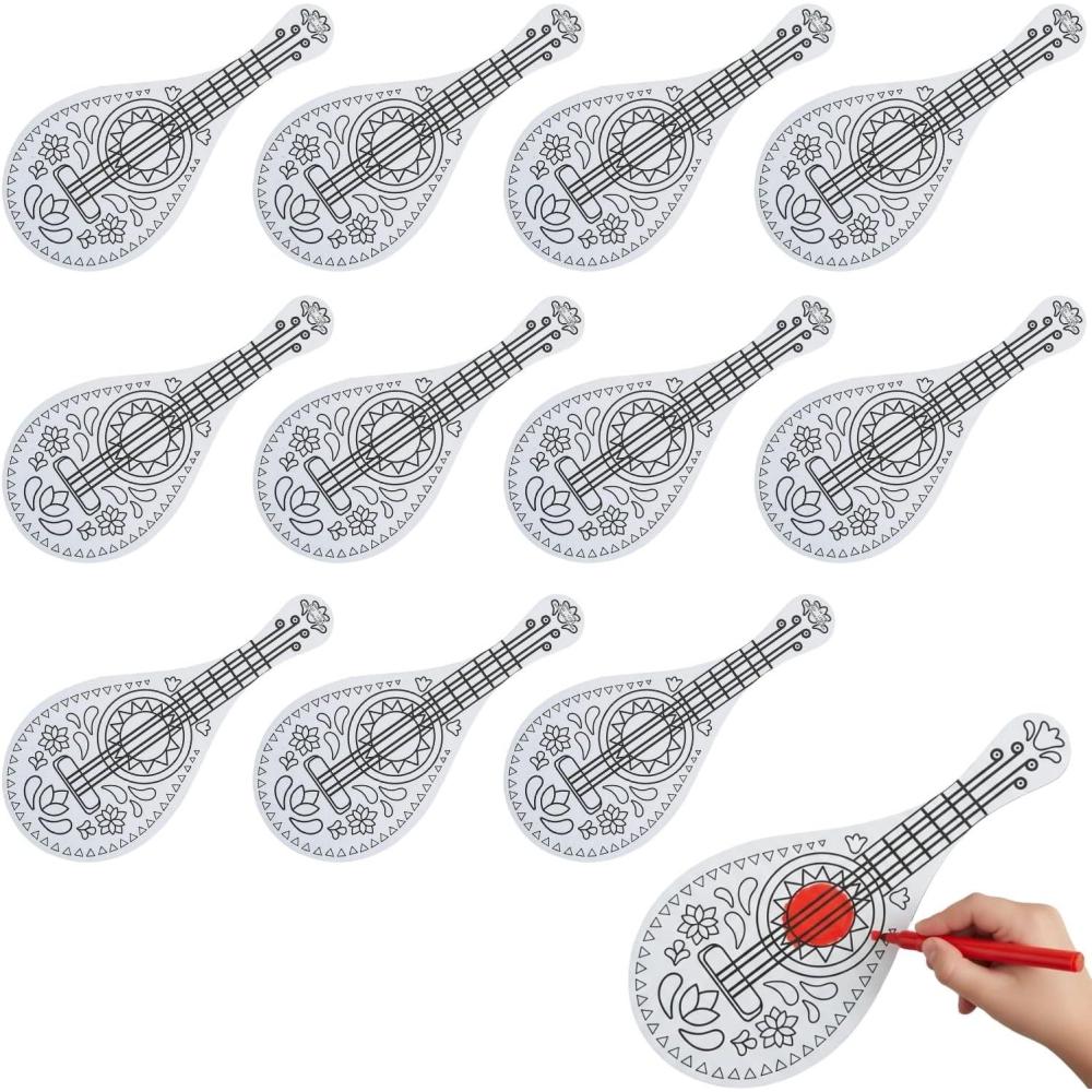 image:imageColor Your Own Wood Fiesta Guitar Crafts for Kids and Fun Home Activities