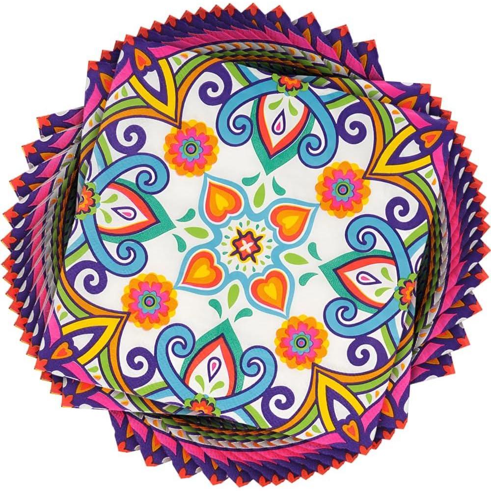 image:imageColorful Fiesta Luncheon Napkins 16 Pieces