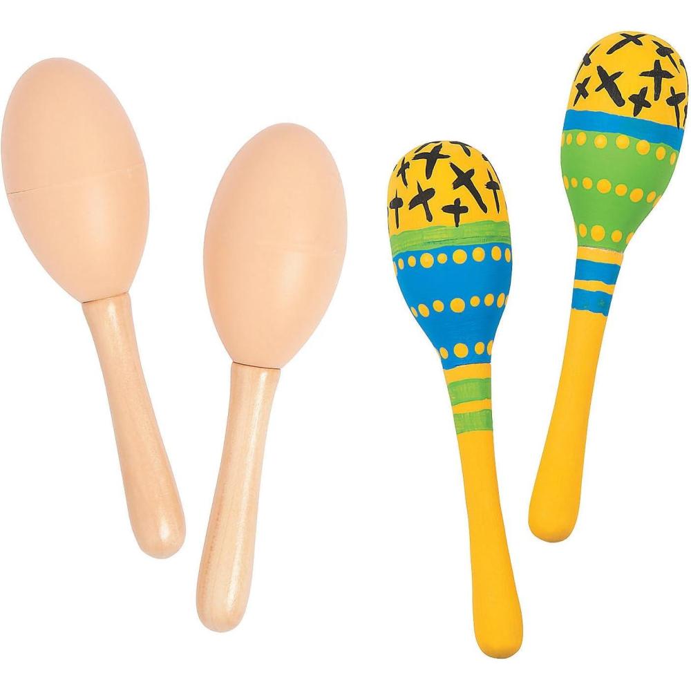 image:imageFun Express 5 Bulk 96 Piece DIY Maracas Craft Kits