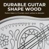 Color Your Own Wood Fiesta Guitar – Crafts for Kids and Fun Home Activities