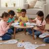 Color Your Own Wood Fiesta Guitar – Crafts for Kids and Fun Home Activities